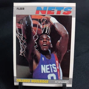 Orlando Woolridge 1987-88 Fleer NBA Basketball Card #129 New Jersey Nets (1A80) - Foto 1 di 3