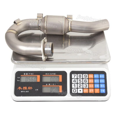 Sistema de escape para Yamaha WR450F YZ450F tamaño original cabezal enlace tubo titanio Foto 1 de 4