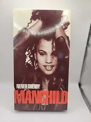 Neneh Cherry VHS RARE Manchild 3 Videos Buffalo Stance Kisses Wind 1989 Virgin  - Image 1 of 4