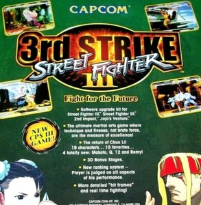 Street Fighter III 3rd Strike Arcade FLYER Original NOS Video Game Art - Picture 1 of 5