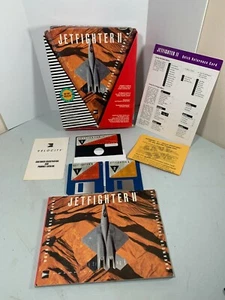 JETFIGHTER II PC Game 3.5" & 5.25” Disk Big Box RARE Vintage 1992 - Picture 1 of 12