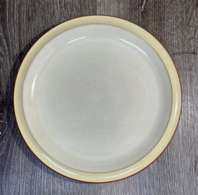 Denby Fire Yellow Dinner Plate ~new~ - Image 1 of 4