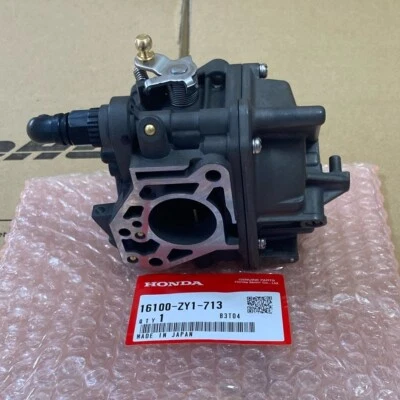 【NEW】Honda Genuine BF20 BF 20 HP OUTBOARD BOAT MOTOR CARBURETOR 16100-ZY1-713 - Image 1 of 4