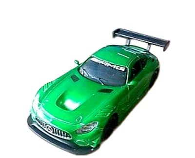 Mercedes AMG GT3 Metallic Green Motormax Scale 1:43 - Image 1 of 4