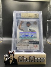 2004 SP Authentic Future Watch Silver Auto /195 Scott Proctor #124 BGS 9.5 GEM
