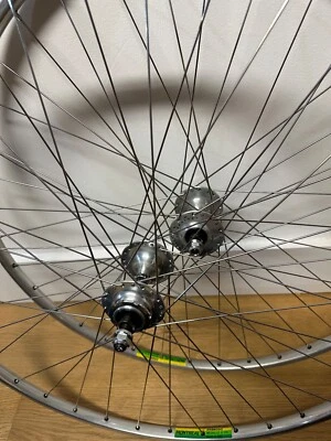 NOS AMBROSIO MONTREAL MEDAILLE D'OR 36H TUBULAR Wheelset + Miche Primato hubs  - Image 1 of 4