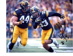Riley Moss Iowa Hawkeyes Firmado autógrafo 8x10 foto de fútbol 2023 borrador b - Imagen 1 de 1