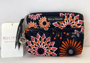 Bella Taylor Quilted Gadget Pouch Posy Pop With Clip - Picture 1 of 5