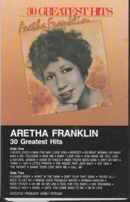 ARETHA FRANKLIN CASSETTE TAPE: "30 GREATEST HITS" 1986 - Image 1 of 4