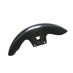 100% Carbon Fiber Front Fender for Harley 14-Later Road King Ultra Limited FLHX - Picture 1 of 7