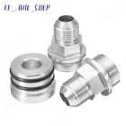 Silver Block Plug Breather Fittings Fit For Honda B16 B18c Catch Can M28 To 10An
