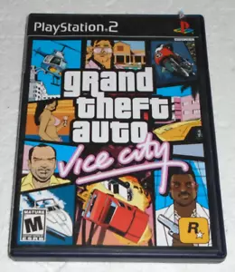 Videojuego Grand Theft Auto Vice City Sony PlayStation 2 PS2 con manual - Imagen 1 de 4