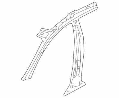 Genuine Kia 2015-17 K900 Right Inner Center Pillar Assembly 71402-3T260 OEM NEW - Image 1 of 2