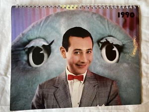 Vintage 1990 Pee-Wee Herman Calendar - Pre-owned - Picture 1 of 7