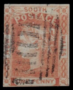 NEW SOUTH WALES 13d (SG48a) - Queen Victoria "No Leaves to Right" (pa54192) - Picture 1 of 1