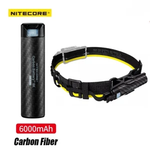 Nitecore Carbon Fiber Battery 6K Head Light Runtime Flashlight Torch Light Lamp - Picture 1 of 10