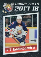 2017/18 Barrie Colts - KADE LANDRY