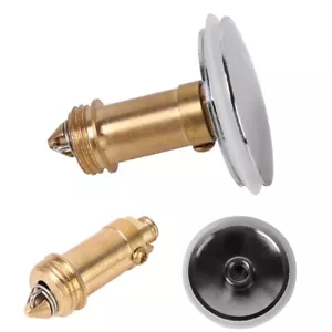 Pop Up Waschtisch Ablauf Waschbeckenstopfen Druckknopf Stopper Klick Klack Stopfen - 38mm Kupfer - Bild 1 von 12
