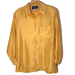 Best American Clothing Co Womens Silk Shirt Size Large Embroidered Lightweight - Picture 1 of 12