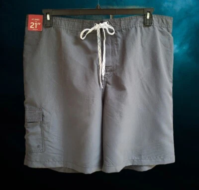 Bañador Hombre Malla Calzoncillo Gris Talla XXL - Merona Foto 1 de 4