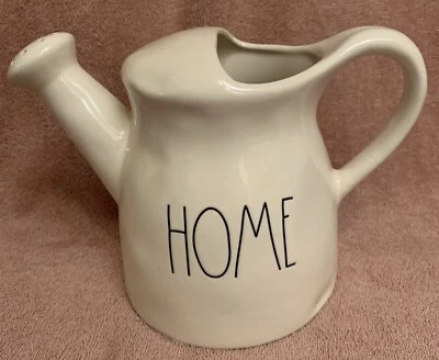 Rae Dunn «HOME» ваза для полива слоновая кость коллекция ремесленников от Magenta Ceramic - Изображение 1 из 4