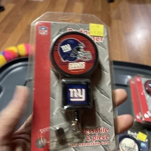 NFL Badge Holder WinCraft New York Giants Vintage New 2 Pieces Circa 2003 - Picture 1 of 2
