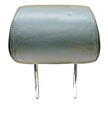 Audi A6 Quattro 1998-2001 asiento delantero derecho reposacabezas cuero gris OEM Foto 1 de 2