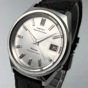 Vintage 1966 SEIKO Sportsmatic Deluxe 7605-8010 23J Automatic Japan #1818 - Picture 1 of 17