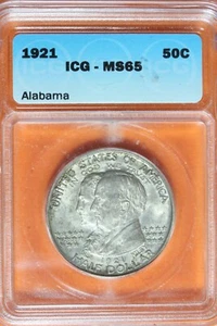 1921-PCGS  50c Alabama Centennial Commemorative Half Dollar #B40719 - Picture 1 of 2