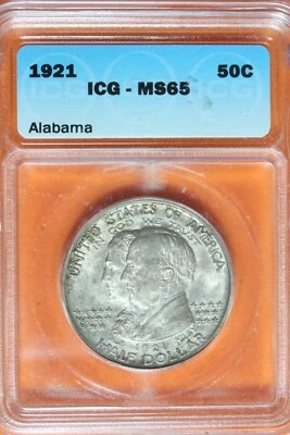 1921-PCGS  50c Alabama Centennial Commemorative Half Dollar #B40719 - Image 1 of 2