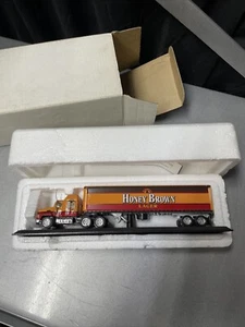 Vtg Matchbox Collectible Honey Brown Lager Semi Truck & Trailer 1:100 Scale - Picture 1 of 4