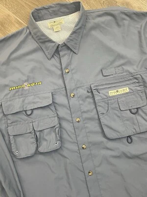 Hook & Tackle Outfitters Mens 2XL Vented Fishing Shirt Technical Fishing Gear - Image 1 of 4