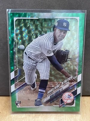 2021 Topps Update Rookie Debut Green Foil /499 Deivi Garcia #US259 Rookie RC - Image 1 of 2