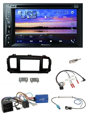 Pioneer Bluetooth 2DIN USB DVD DAB Lenkrad Autoradio für Citroen Spacetourer Jum - Bild 1 von 4