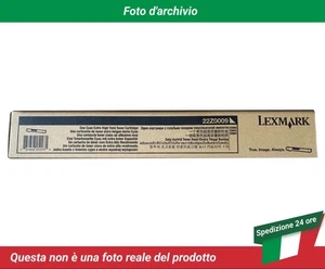 22Z0009 Lexmark XS955dhe Cartuccia del Toner Ciano - Zdjęcie 1 z 4