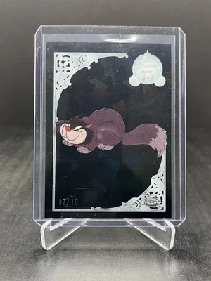 2025 Topps Chrome Sapphire Disney Lucifer Cinderella 75th Anniv Black 07/10 CD-9 - Image 1 of 4