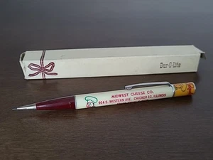 Vintage Durolite Advertising Pencil, Midwest Cheese Co. - Picture 1 of 6