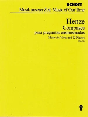 Musik für Viola und 22 Spieler Hans Werner Henze Studyscore Viola and 22 Players - Image 1 of 4