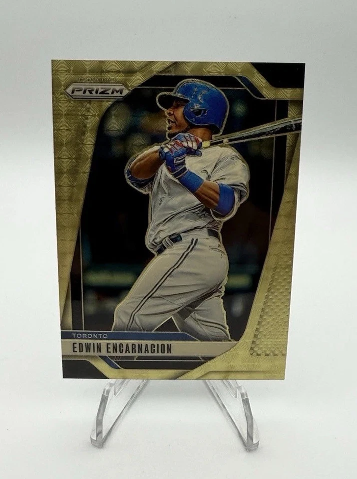 2025 Panini Prizm Edwin Encarnacion Gold Vinyl 1/1 One of One - Image 1 of 2