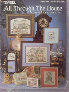 All Through the House cross stitch chart booklet - Victorian & American house - Picture 1 of 2