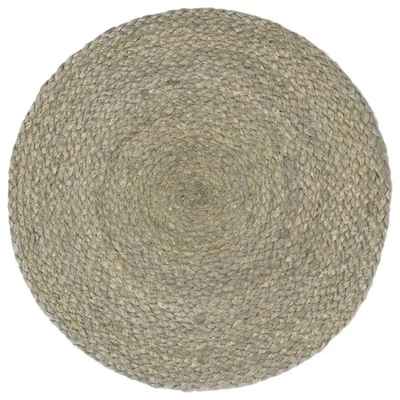Handmade Round Placemats Set - Jute & Cotton - 15 in - Various Colors vidaXL - Image 1 of 4