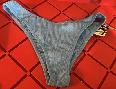 Damsel with Texture V Highleg Medium Blue SZ L - Image 1 of 4