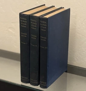 Paideia: The Ideals of Greek Culture by Werner Jaeger 1943-45 Oxford / 3 Vols - Imagen 1 de 14