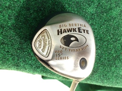 Big Bertha Hawkeye VFT Titanium Pro Series 15° Wood Firm Flex Graphite RH 43" - Image 1 of 4
