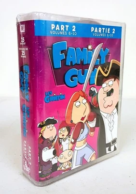New Sealed Family Guy: Part 2: Volumes 6-10 (DVD) French Packaging - Image 1 of 4