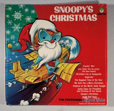 Peppermint Kandy Kids - Snoopy's Christmas (1970) [SEALED] Vinyl LP • Holiday - Image 1 of 2