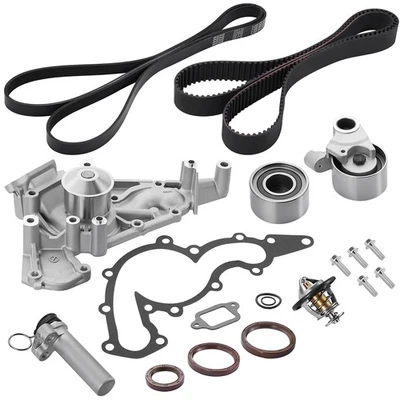Engine Timing Belt Kit w/ Water Pump For Lexus GX470 LX470 1998-2004 4.7L V8 - Image 1 of 4