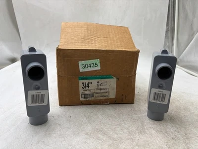 Carlon E986E-CAR Conduit Body 3/4" Lot of 10 1 Lot Per Order - Image 1 of 4