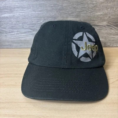Gorra Jeep Gorra Correa Trasera Negra Bordada Estrella Myrtle Beach CJ Para Hombres Todoterreno Foto 1 de 4