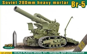 ACE 72565 - 1:72 BR-5 280 mm mortero pesado soviético - nuevo - Imagen 1 de 1